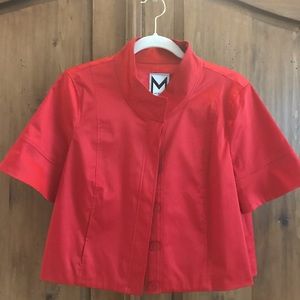 Vintage M by Marc Bouwer Red Cropped Jacket